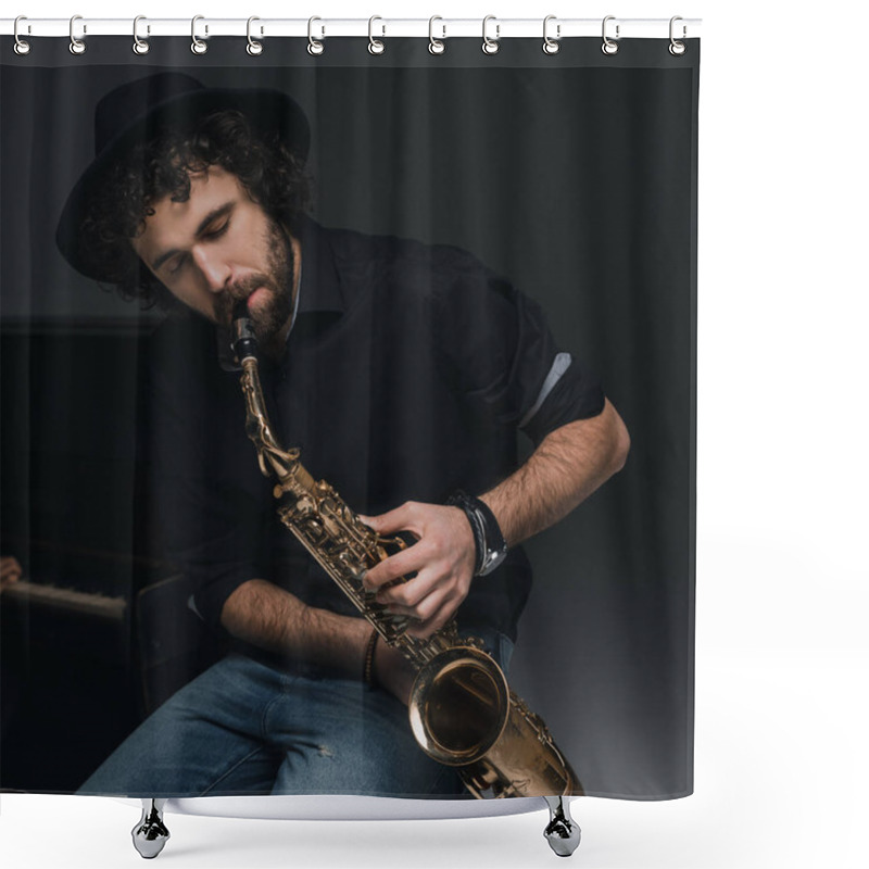 Personality  Jazzman Shower Curtains