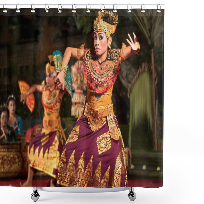 Personality  Traditional Balinese Legong Dance In Ubud, Bali Shower Curtains