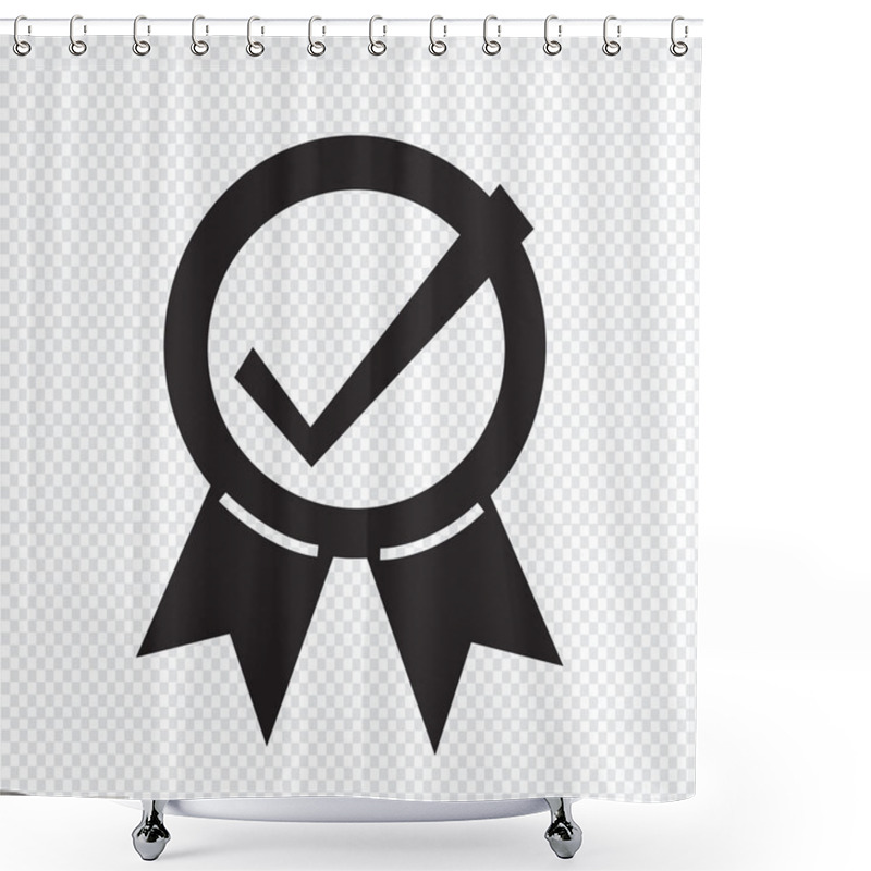 Personality  Certified Seal Icon Shower Curtains