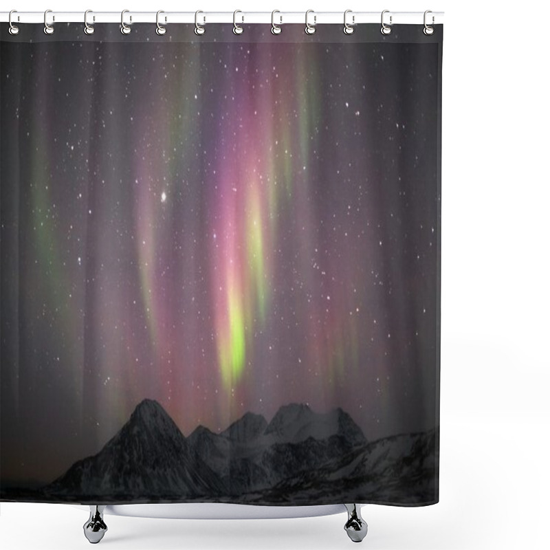 Personality  Natural Phenomenon Of Northern Lights (Aurora Borealis) Shower Curtains