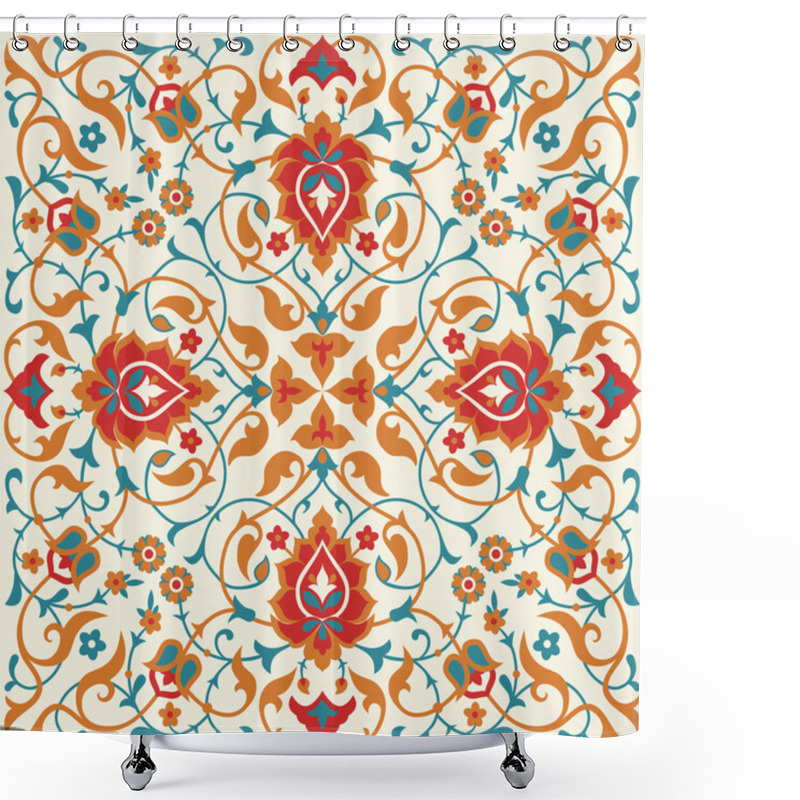 Personality  Floral Decor In Eastern Style Shower Curtains