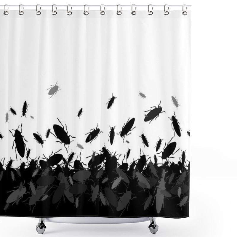 Personality  Insects Shower Curtains