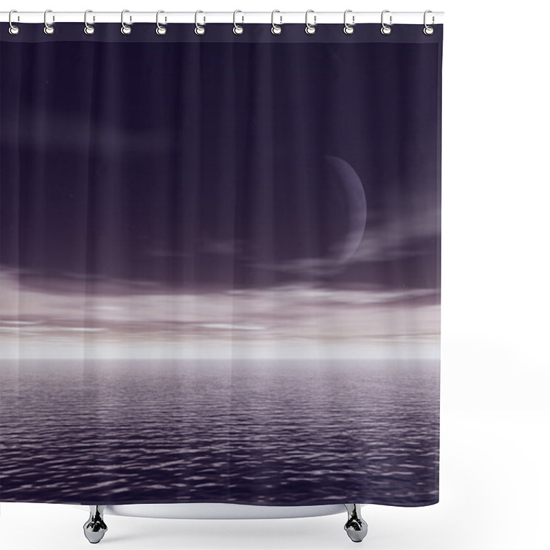 Personality  Ocean Night 3d Shower Curtains