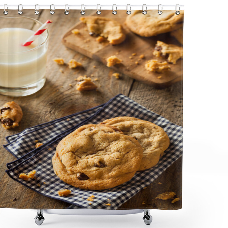 Personality  Homemade Chocolate Chip Cookies Shower Curtains