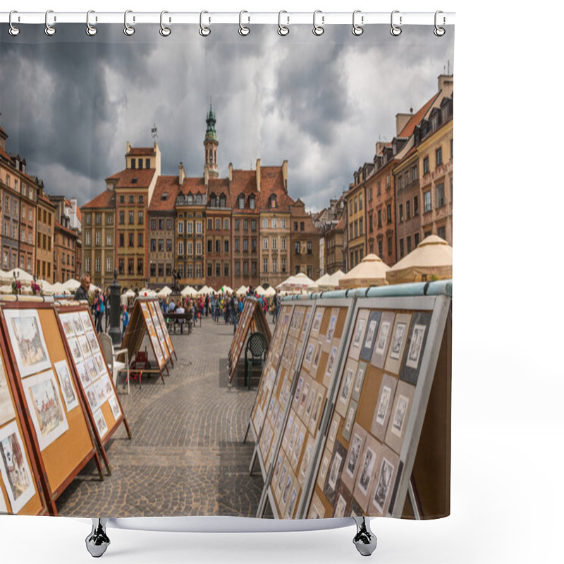 Personality  Street In The Old Town  Warsaw Shower Curtains