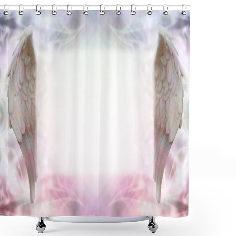 Personality  Angel Wings Message Board Shower Curtains