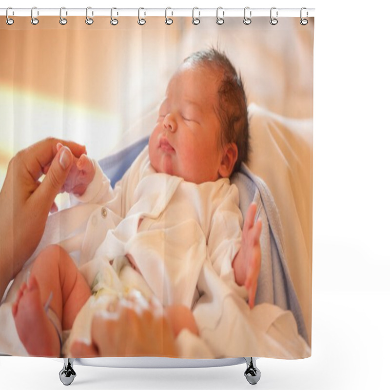 Personality  New Born Baby Boy Shower Curtains