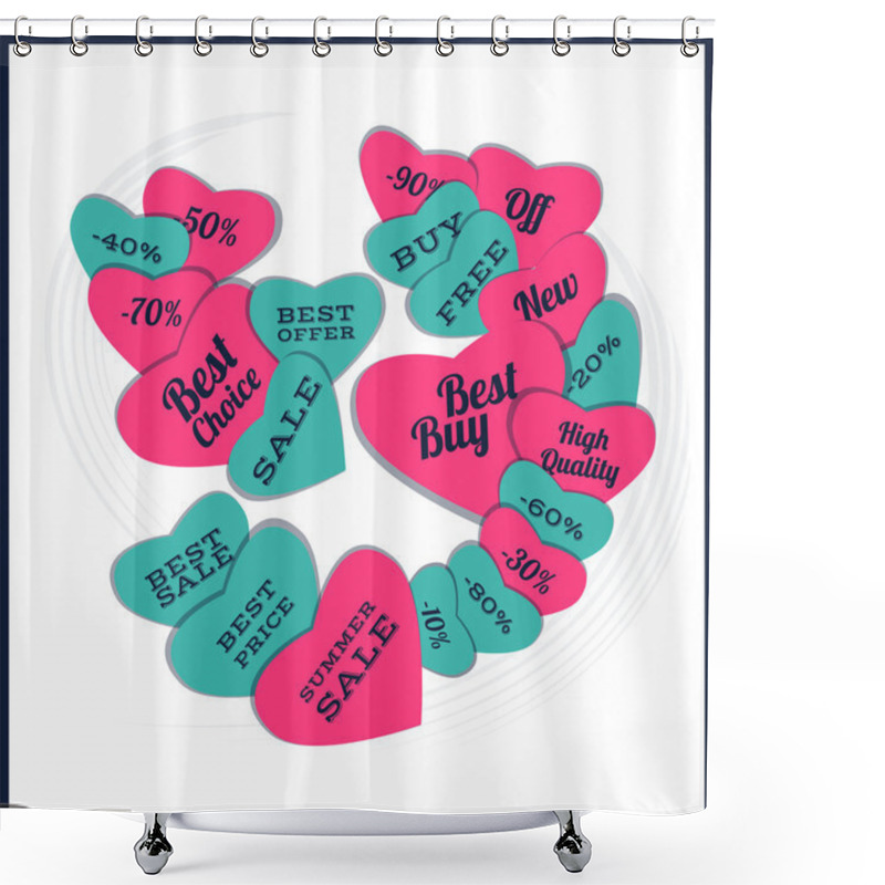 Personality  Summer Sale Design Emblems Set Shower Curtains