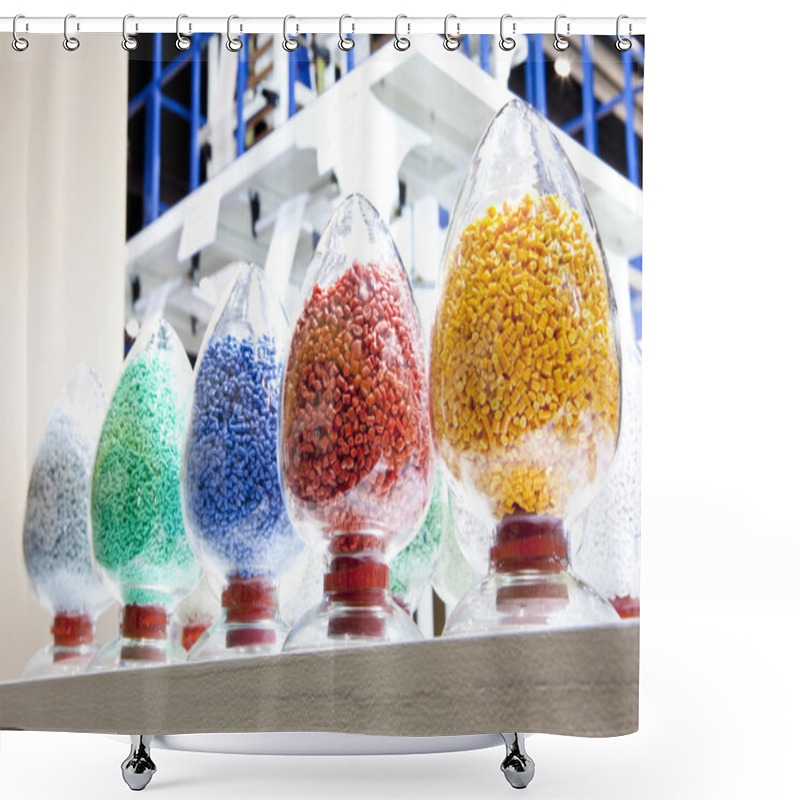 Personality  Industrial Plastic Granules Shower Curtains