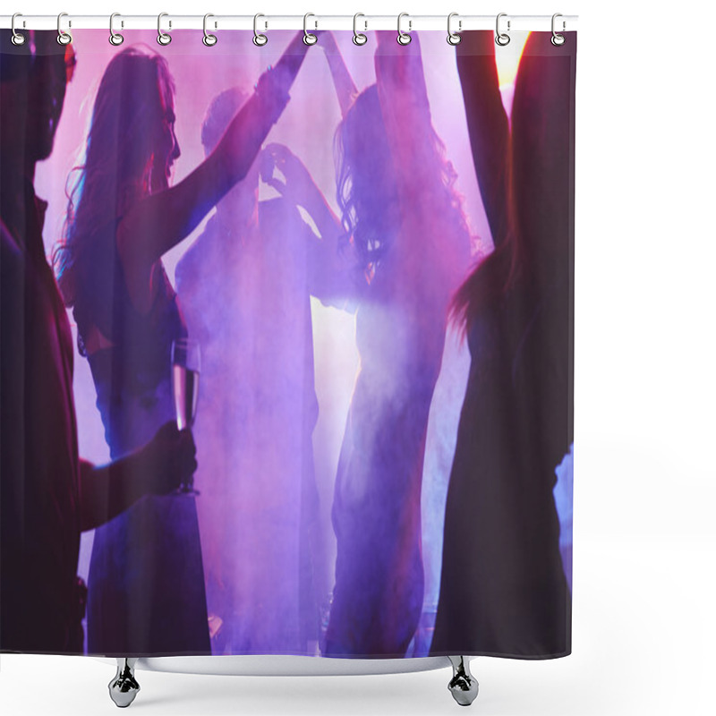 Personality  People Dancing  In Night Club Shower Curtains