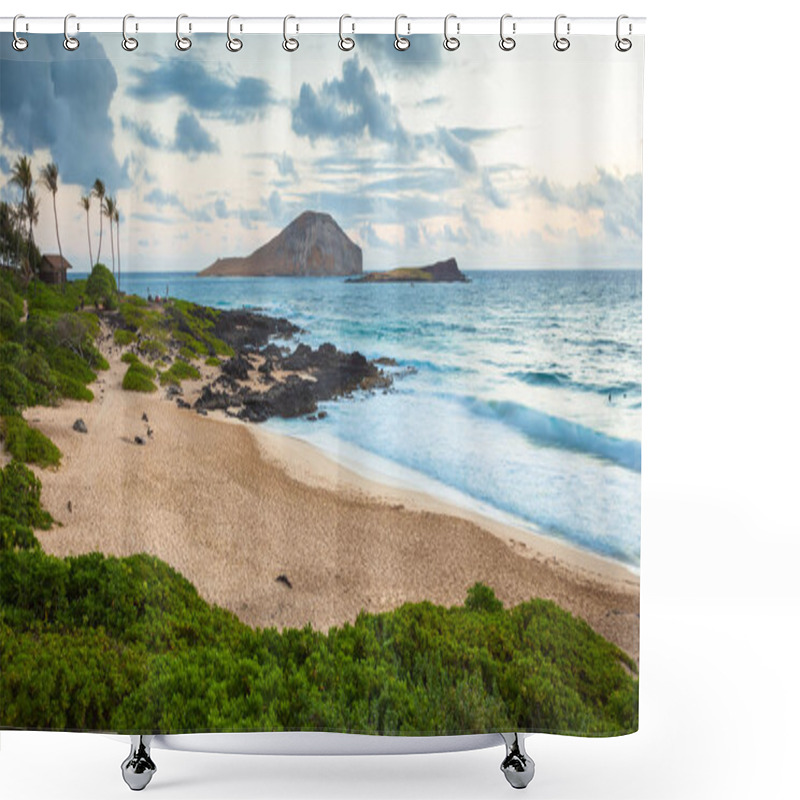 Personality  Makapuu Beach Park Seascape Shower Curtains