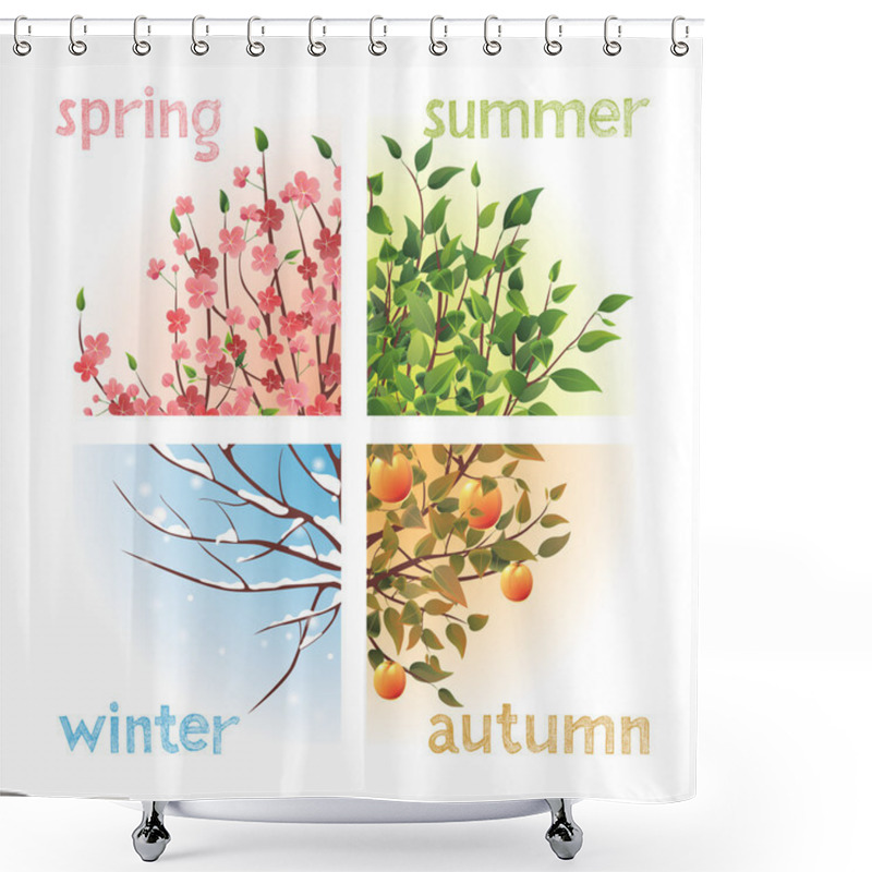 Personality  Seasons Shower Curtains