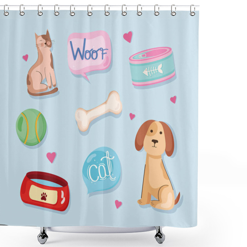 Personality  Eight Pet Lover Products Shower Curtains