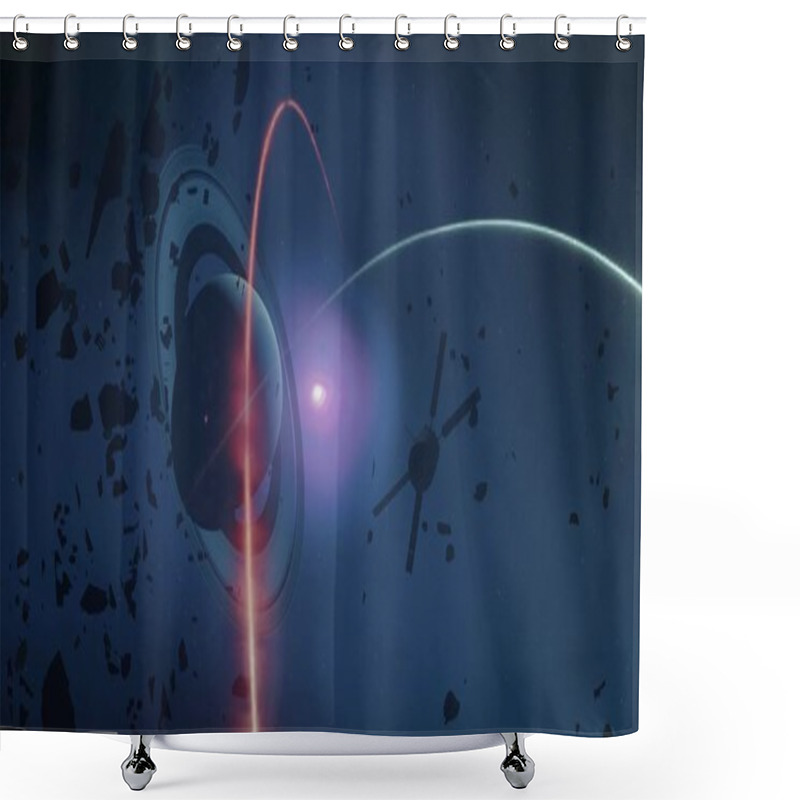 Personality  Creative Abstract Background With Copy Space Shower Curtains