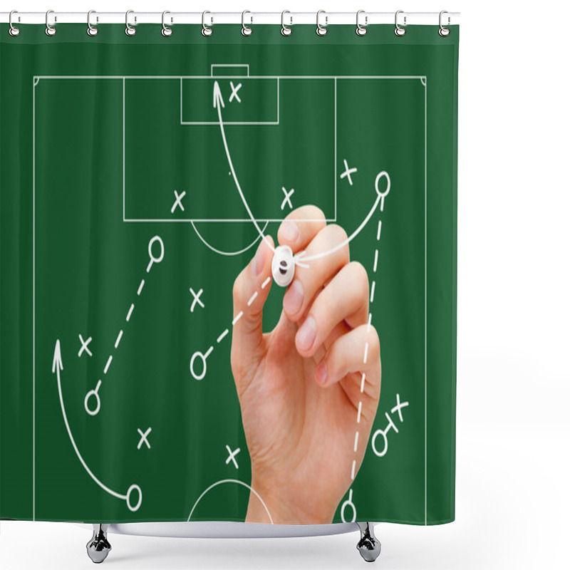 Personality  Football Manager Game Strategy Shower Curtains