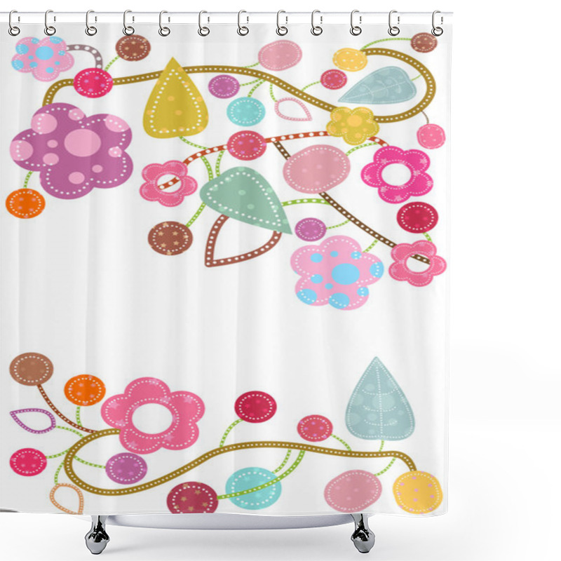 Personality  Flower Fantasy Shower Curtains