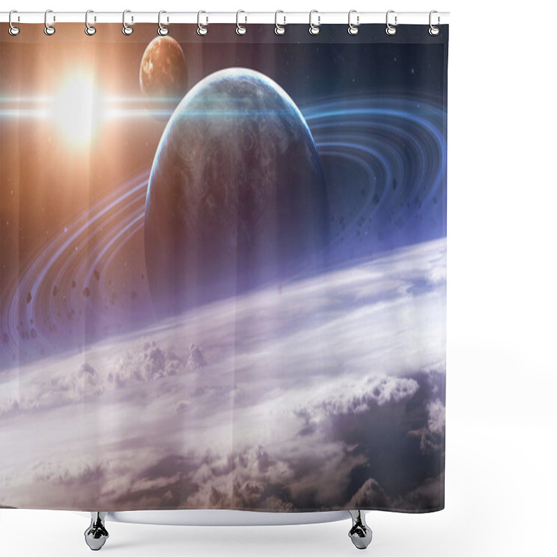 Personality  Infinite Space Background With Nebulas And Stars. This Image Elements Furnished By NASA Shower Curtains