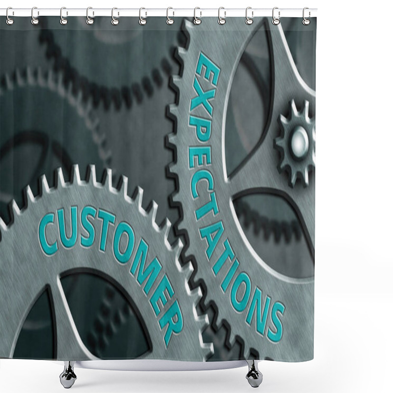 Personality  Conceptual Hand Writing Showing Customer Expectations. Business Photo Showcasing Benefits A Client Expect Surpass The Needs And Wants. Shower Curtains