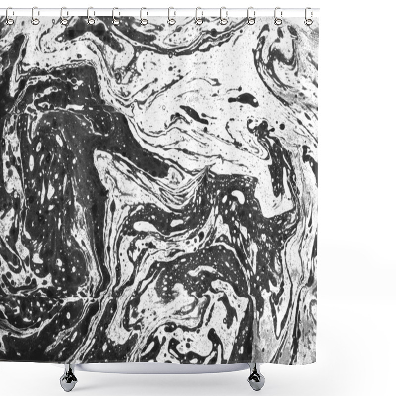 Personality  Abstract Marble Texture Shower Curtains