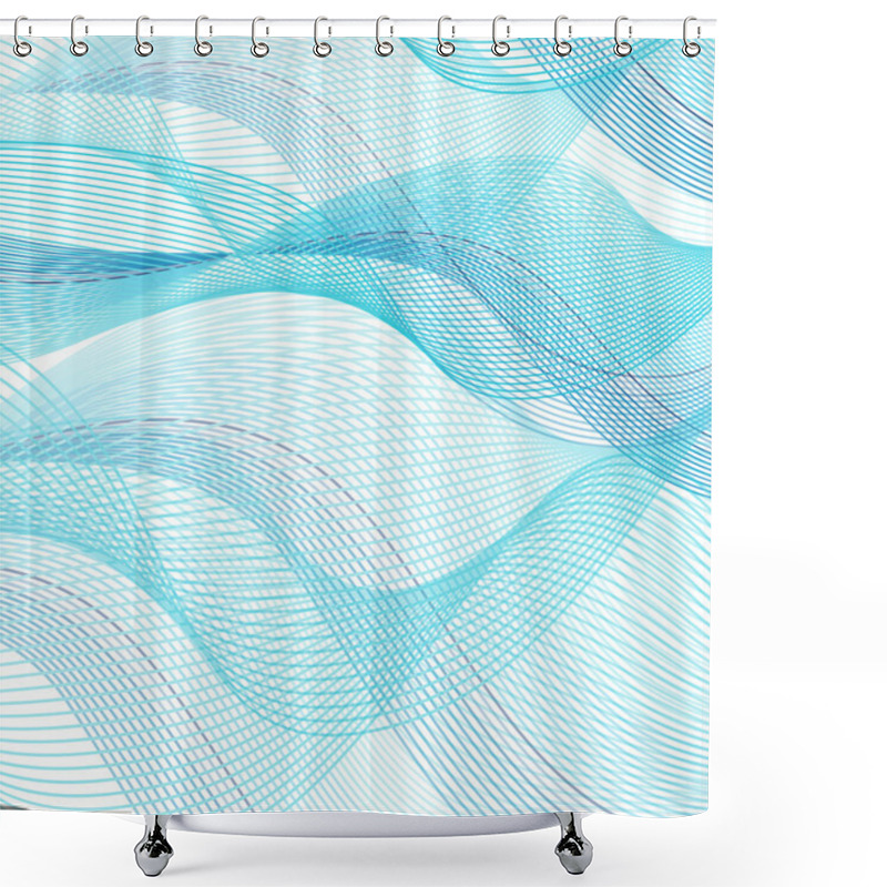 Personality  Abstract Geometric Vector Background. Shower Curtains