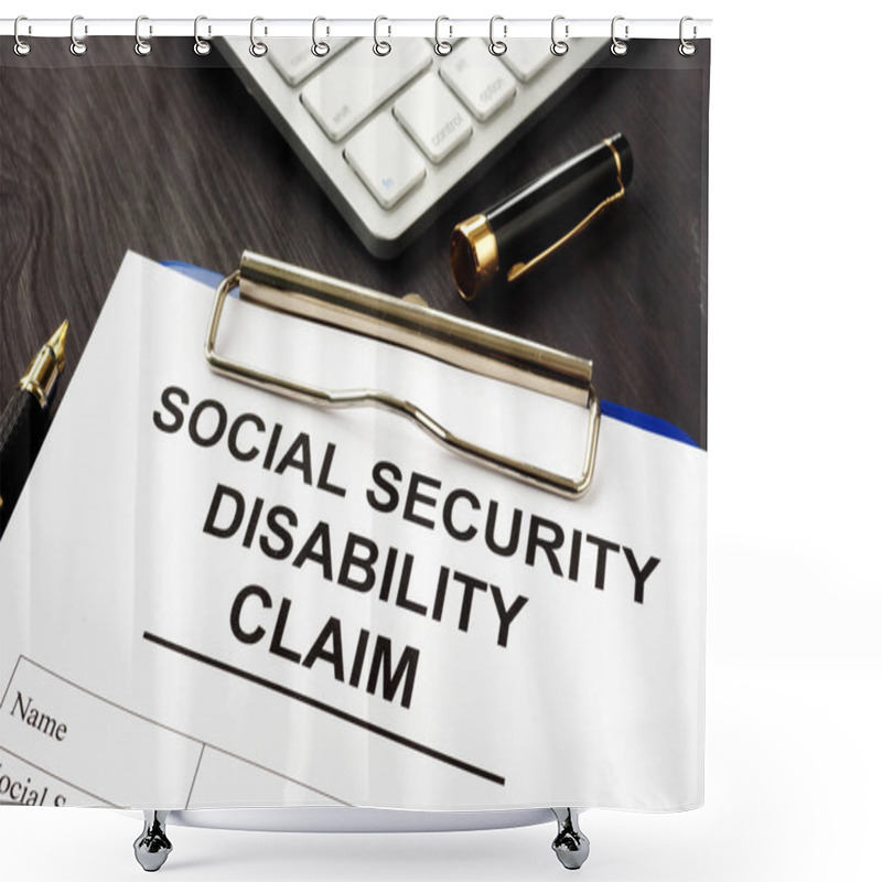 Personality  Social Security Disability Benefits Claim And Pen. Shower Curtains