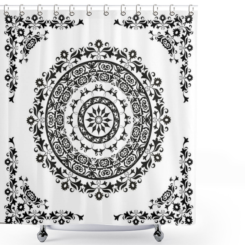 Personality  Ornament 01 Shower Curtains