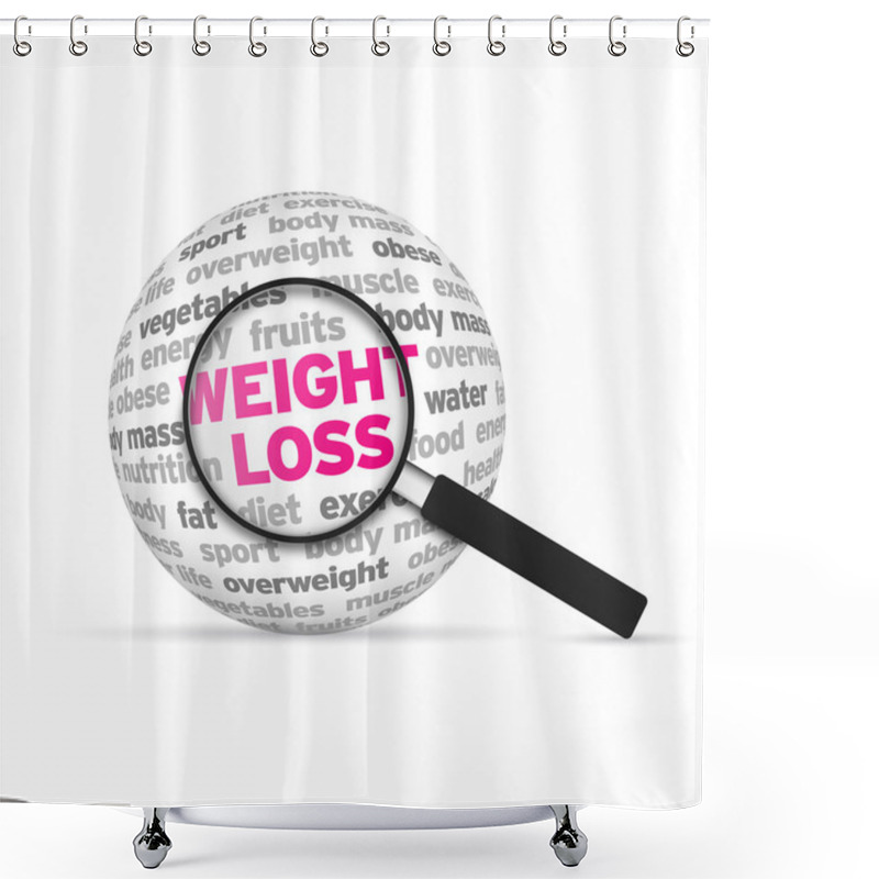 Personality  Weight Loss Shower Curtains