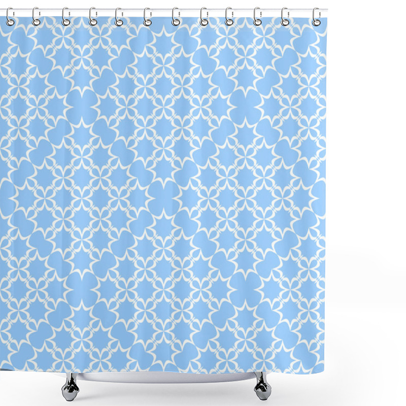 Personality  Seamless Lacy Checked Pattern. Shower Curtains