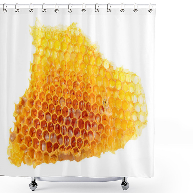 Personality  Honey Bee Wax Honeycomb Shower Curtains