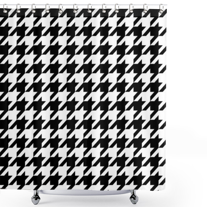 Personality  Houndstooth Pattern Shower Curtains