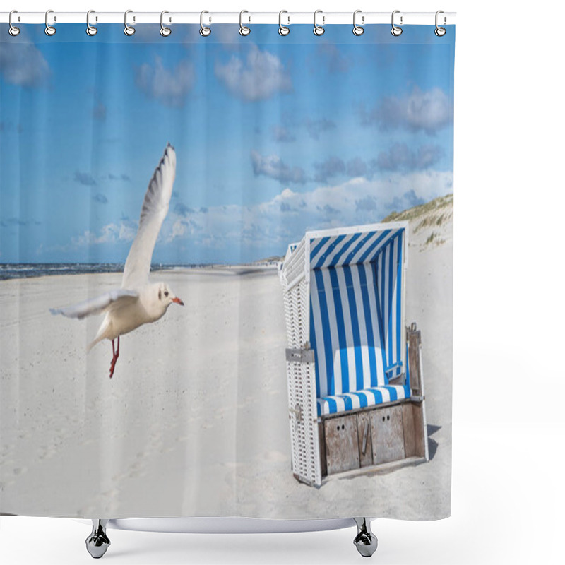 Personality  Quiet Day At The Beach Shower Curtains