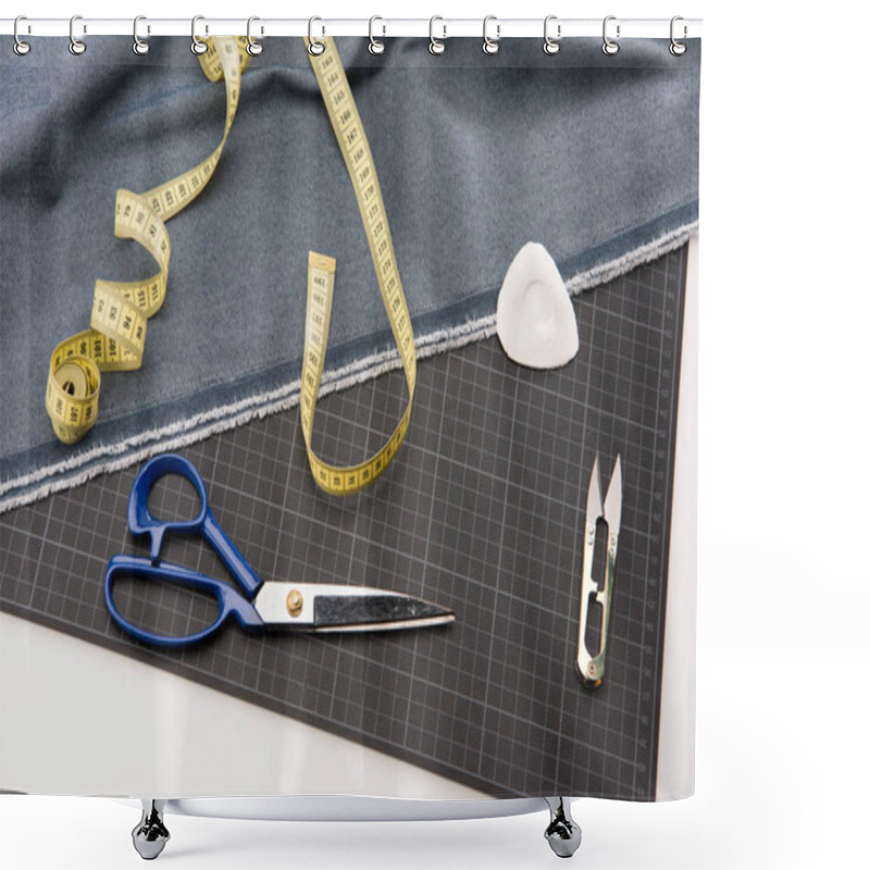 Personality  Set Of Sewing Supplies  Shower Curtains