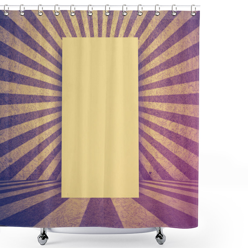 Personality  Old Grunge Room Shower Curtains