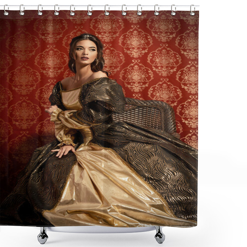 Personality  Historical Dress Shower Curtains