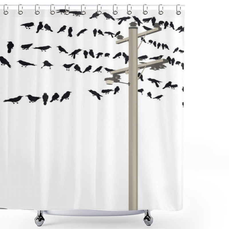 Personality  Wireless Technology Shower Curtains