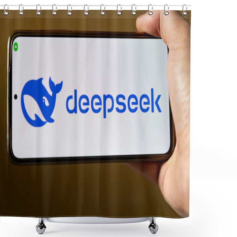 Personality  DeepSeek. Artificial Intelligence. CHATGPT. Artificial Intelligence Chat Created By The Company Of The Same Name. Application Design. Shower Curtains