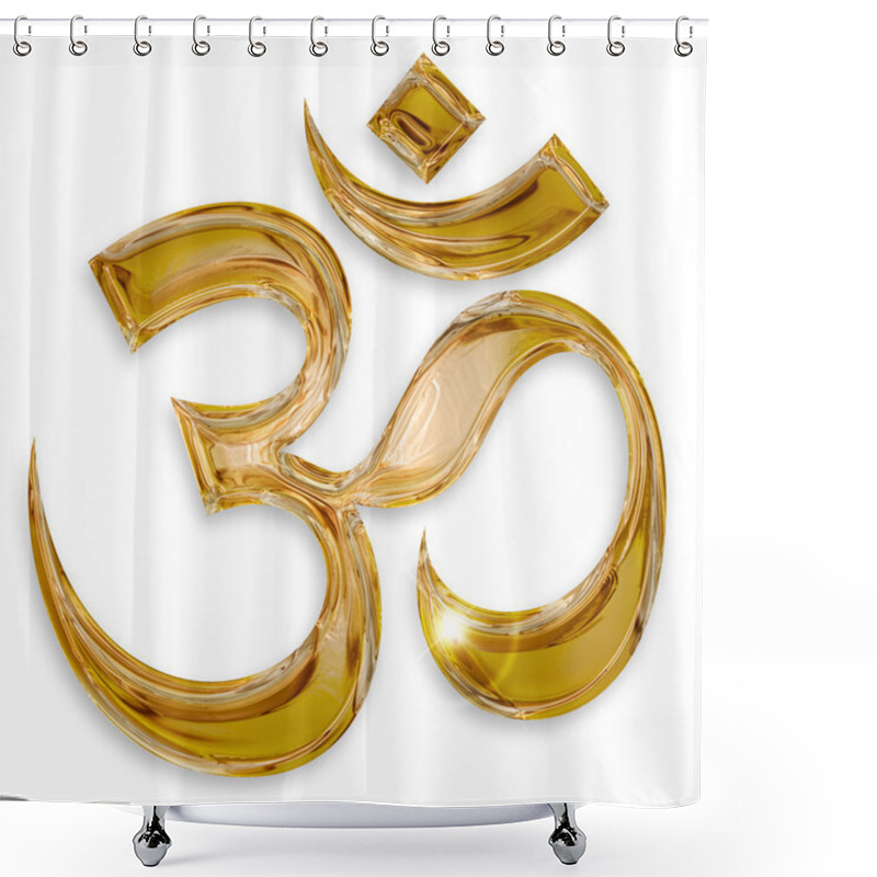 Personality  Hindu Om Symbol Shower Curtains