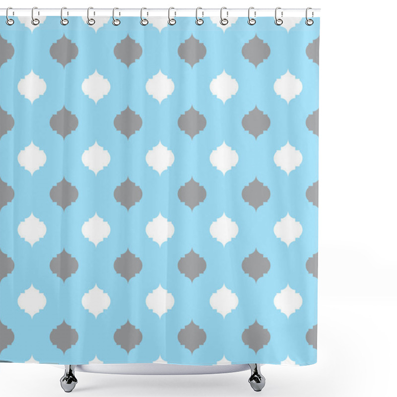 Personality  Quatrefoil Geometric Seamless Pattern Shower Curtains