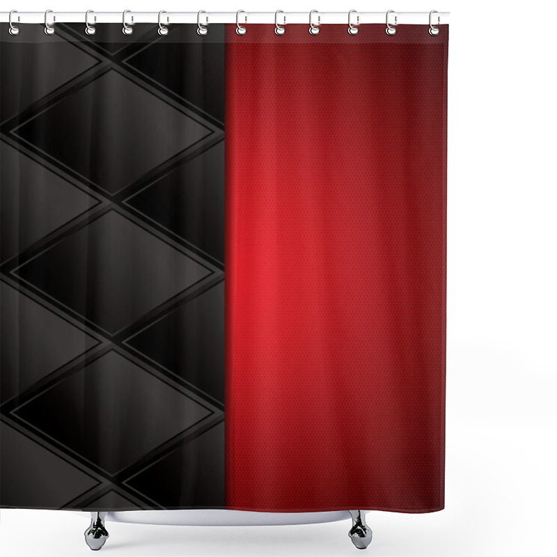 Personality  Abstract Background Shower Curtains