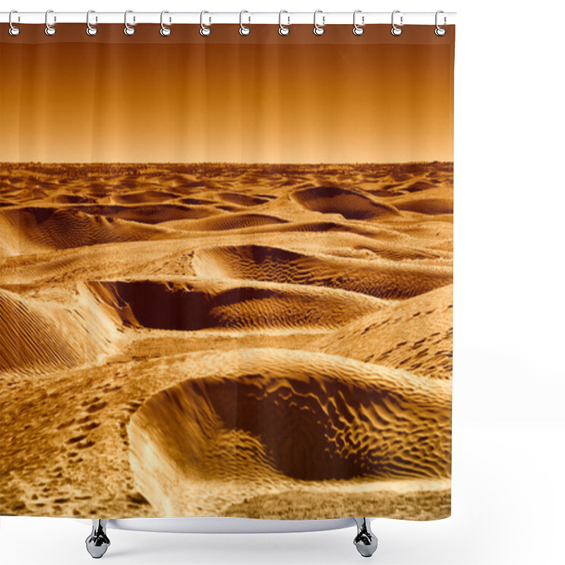 Personality  Dunes Of Sahara Desert At Sunset Shower Curtains