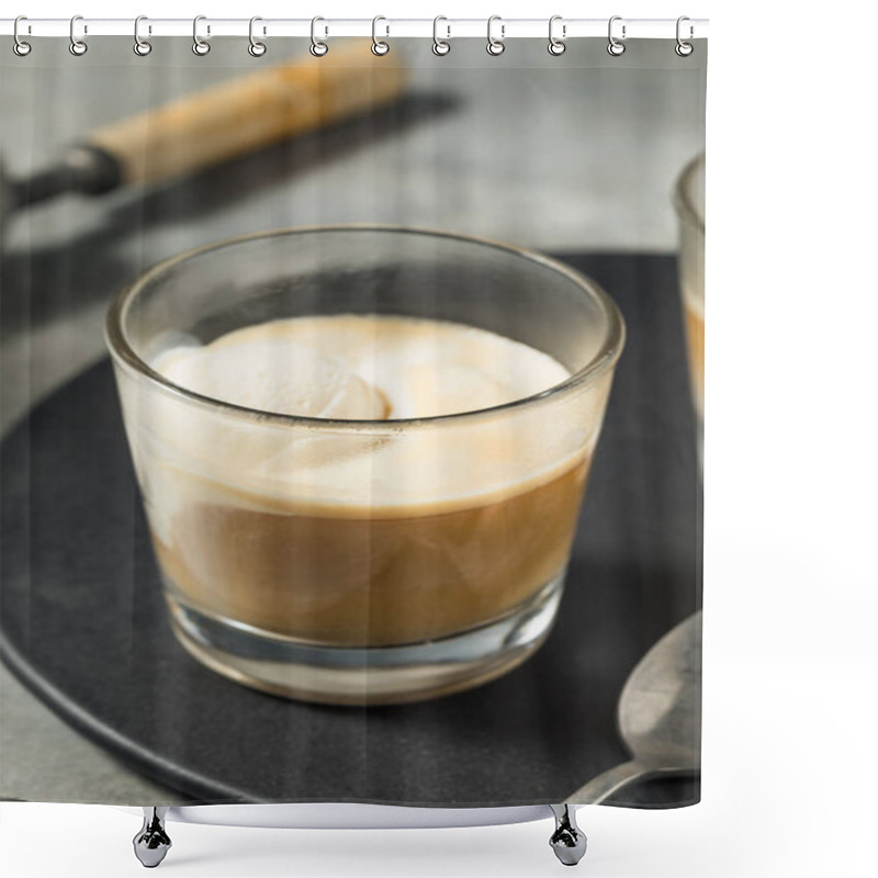 Personality  Homemade Affogato Coffee Ice Cream Ready To Eat Shower Curtains