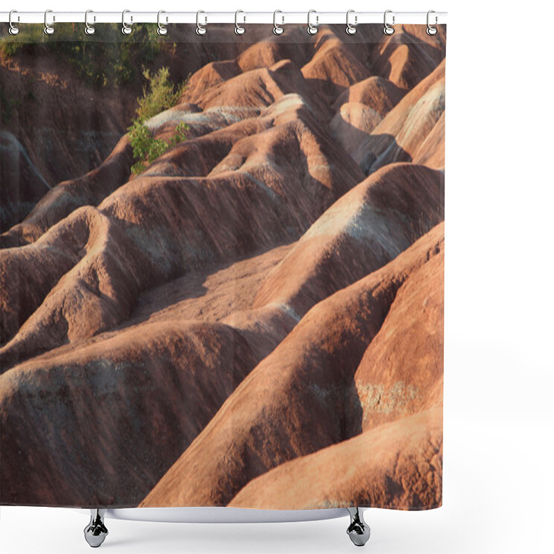 Personality  RRolling Hills Of Cheltenham Badlands Shower Curtains