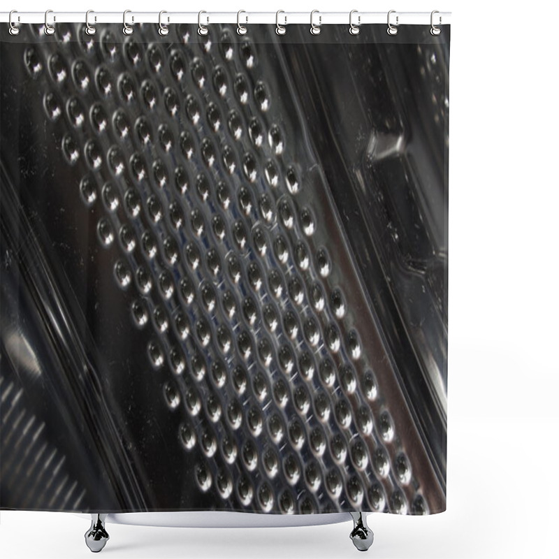 Personality  Texture Metal Shower Curtains