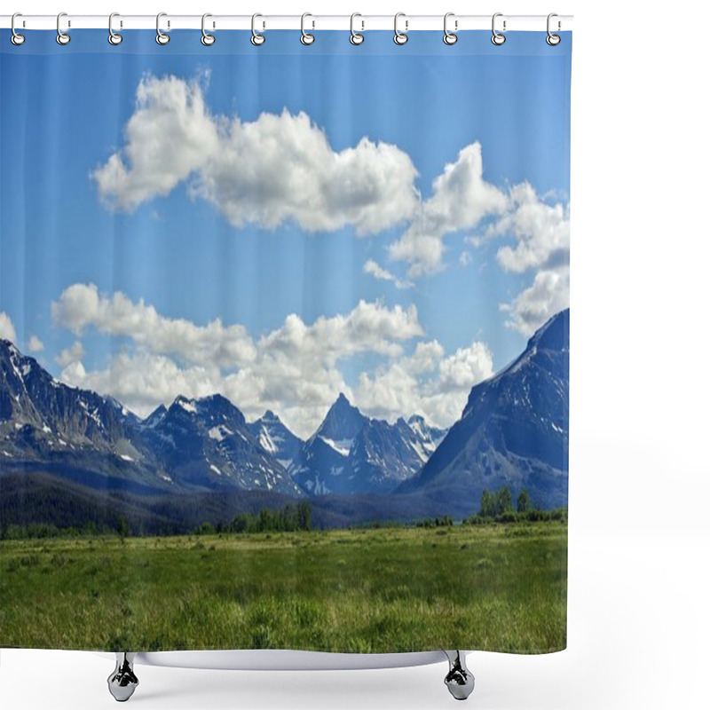 Personality  Montana Rocky Mountains Shower Curtains