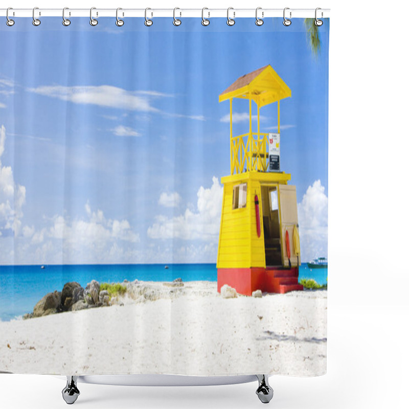 Personality  Barbados Shower Curtains