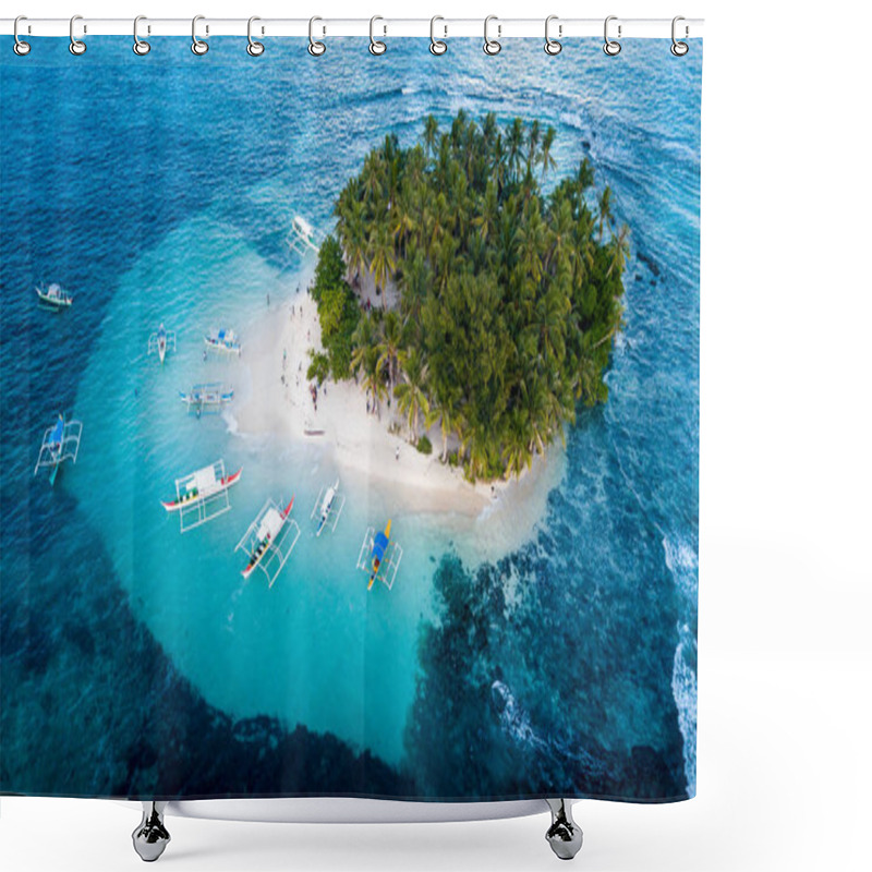 Personality  Beautiful Landscape At Guyam Island At Siargao In Philippines Shower Curtains