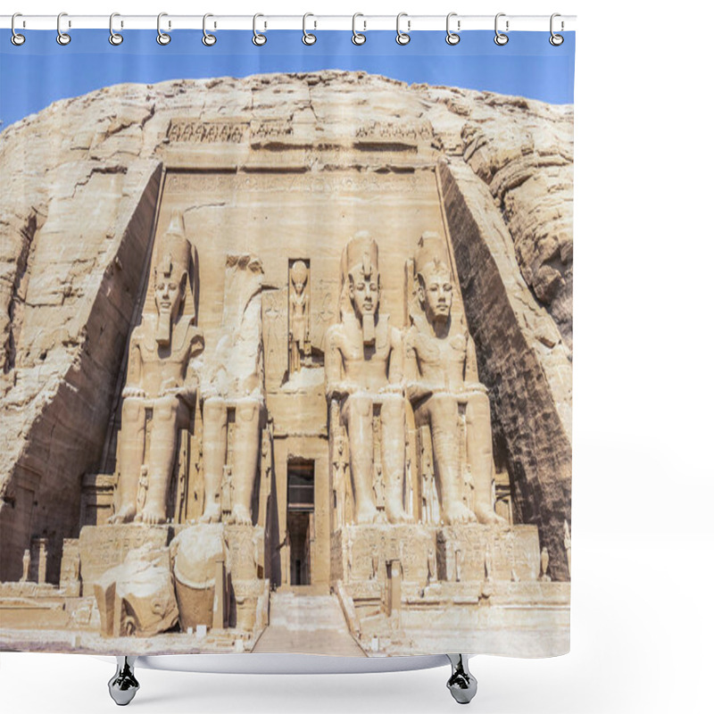 Personality  Abu Simbel, The Great Temple Of Ramesses II, Egypt Shower Curtains