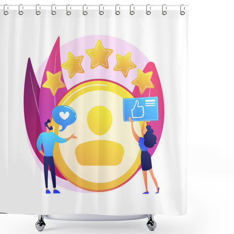 Personality  Profile Rating Vector Concept Metaphor Shower Curtains