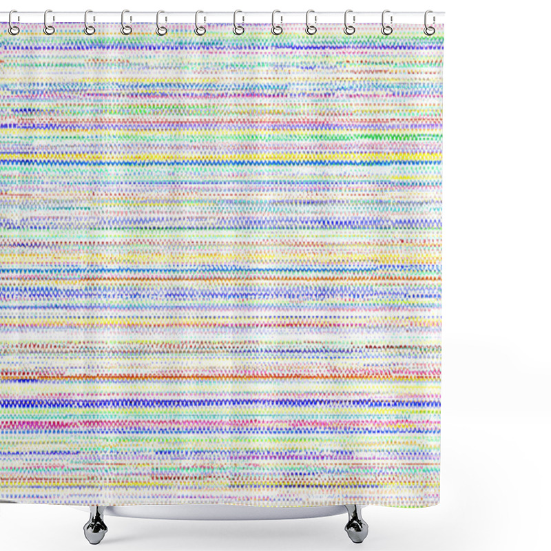 Personality  High-definition Geometry Texture Repeat Pattern On A Creative Texture Surface Shower Curtains