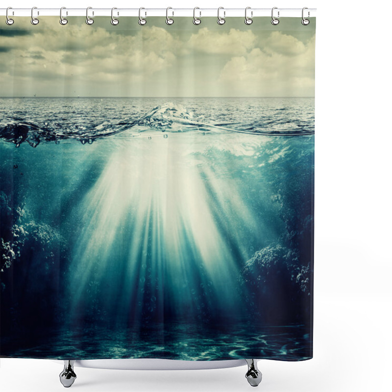 Personality  Natural Background Shower Curtains